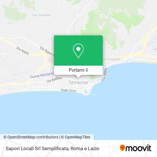 Mappa Sapori Locali Srl Semplificata