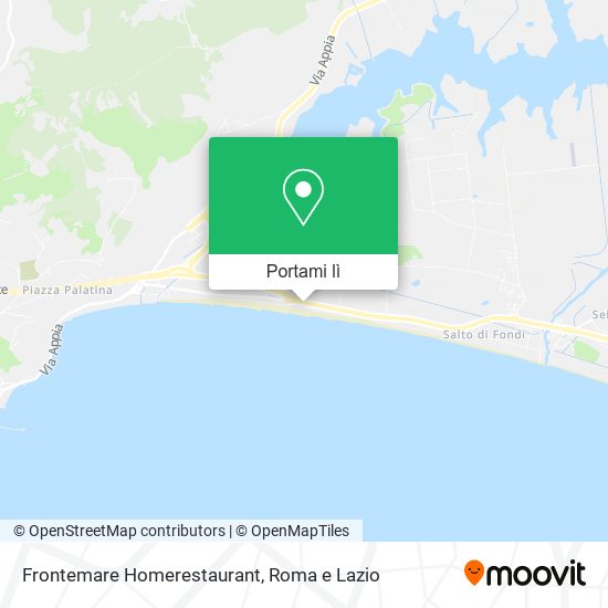 Mappa Frontemare Homerestaurant