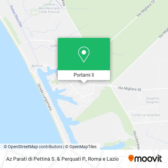 Mappa Az Parati di Pettinà S. & Perquati P.