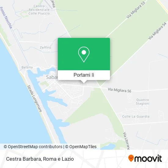 Mappa Cestra Barbara