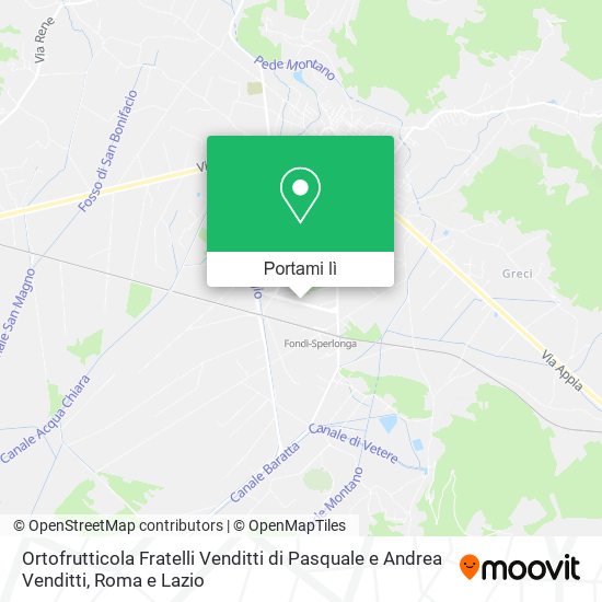 Mappa Ortofrutticola Fratelli Venditti di Pasquale e Andrea Venditti