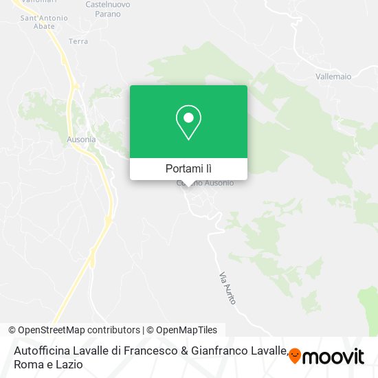 Mappa Autofficina Lavalle di Francesco & Gianfranco Lavalle