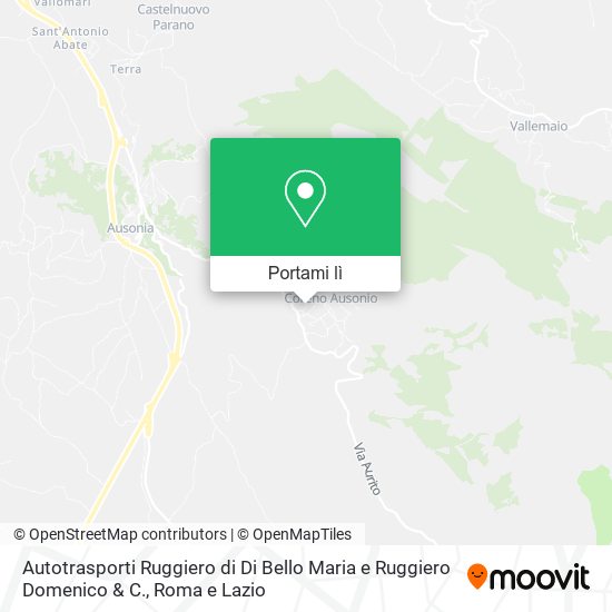 Mappa Autotrasporti Ruggiero di Di Bello Maria e Ruggiero Domenico & C.