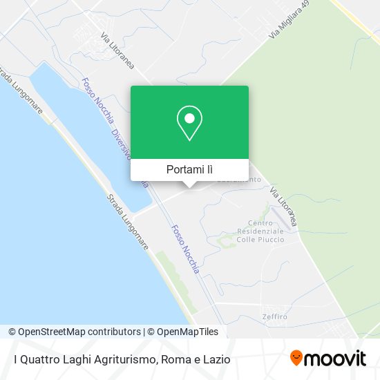 Mappa I Quattro Laghi Agriturismo