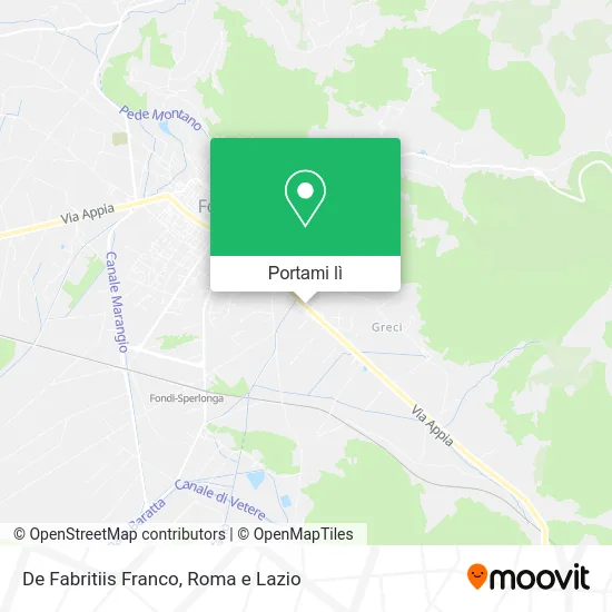 Mappa De Fabritiis Franco