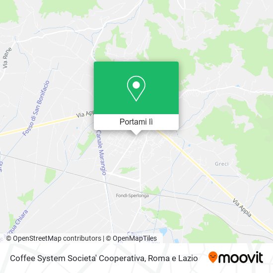 Mappa Coffee System Societa' Cooperativa