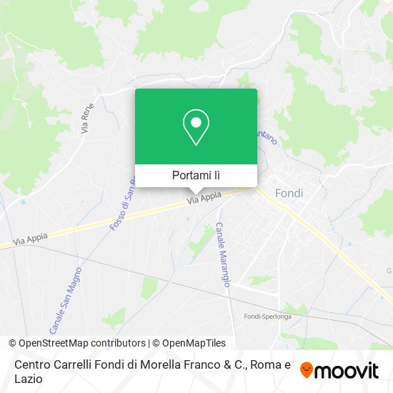 Mappa Centro Carrelli Fondi di Morella Franco & C.