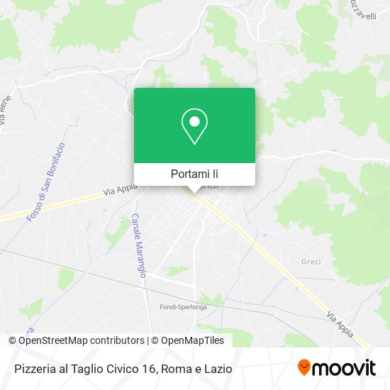 Mappa Pizzeria al Taglio Civico 16