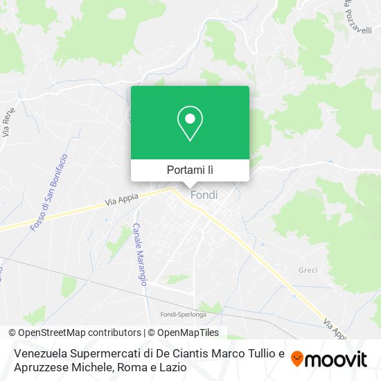 Mappa Venezuela Supermercati di De Ciantis Marco Tullio e Apruzzese Michele
