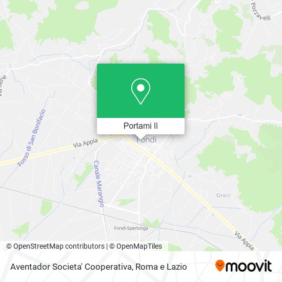 Mappa Aventador Societa' Cooperativa