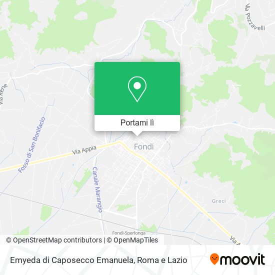 Mappa Emyeda di Caposecco Emanuela