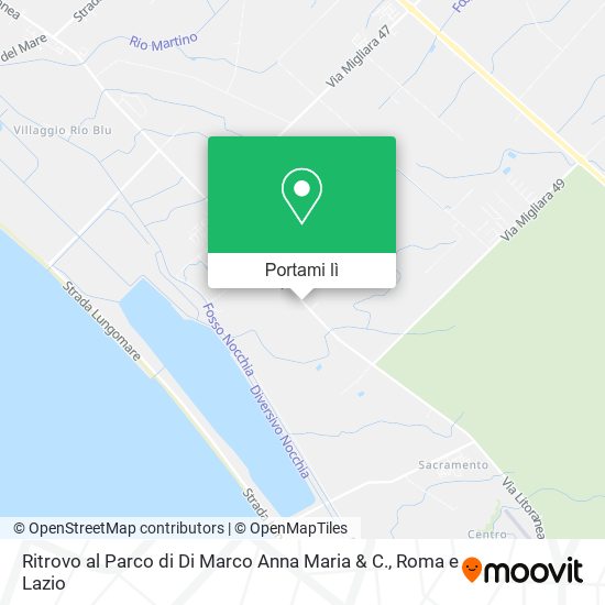 Mappa Ritrovo al Parco di Di Marco Anna Maria & C.