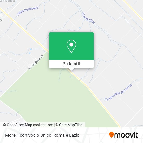 Mappa Morelli con Socio Unico