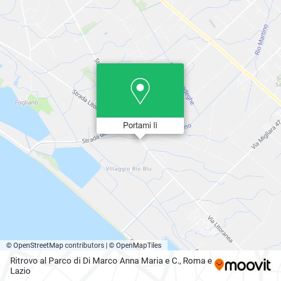 Mappa Ritrovo al Parco di Di Marco Anna Maria e C.