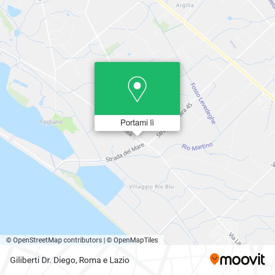 Mappa Giliberti Dr. Diego