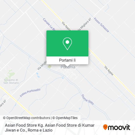 Mappa Asian Food Store Kg. Asian Food Store di Kumar Jiwan e Co.
