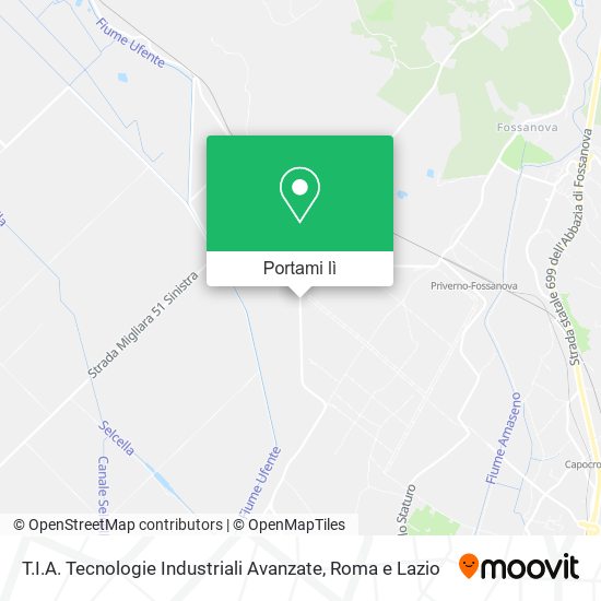 Mappa T.I.A. Tecnologie Industriali Avanzate