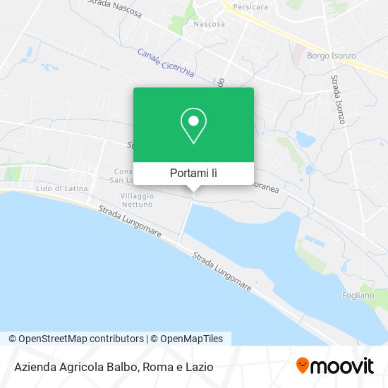 Mappa Azienda Agricola Balbo