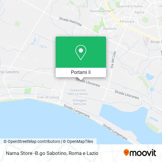 Mappa Nama Store -B.go Sabotino