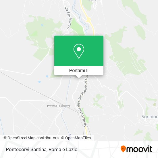 Mappa Pontecorvi Santina