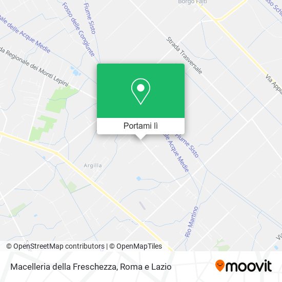 Mappa Macelleria della Freschezza