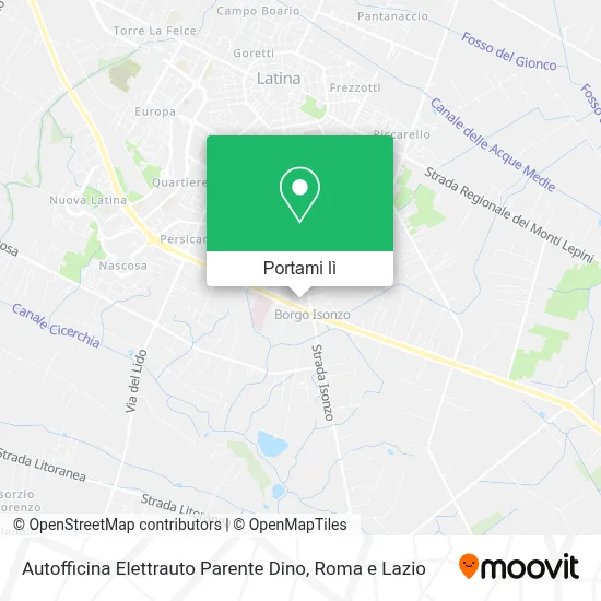 Mappa Autofficina Elettrauto Parente Dino