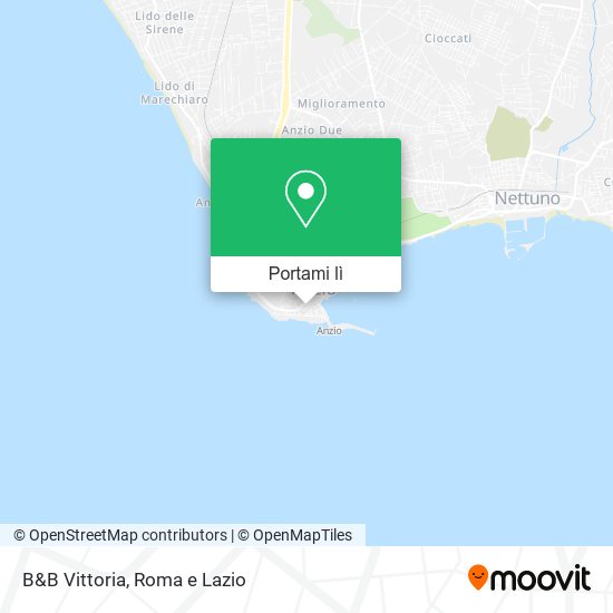 Mappa B&B Vittoria