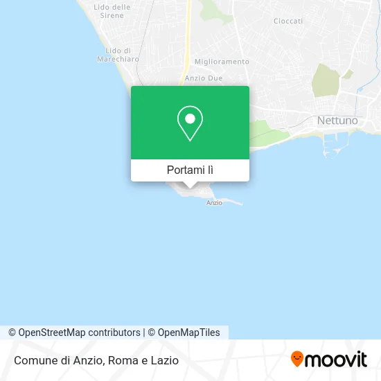 Mappa Comune di Anzio