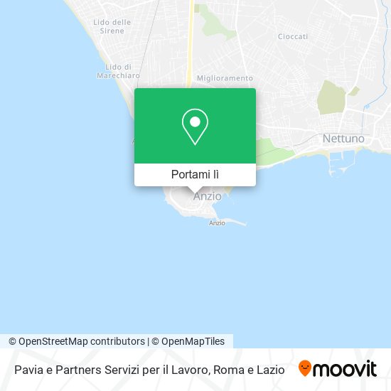 Mappa Pavia e Partners Servizi per il Lavoro