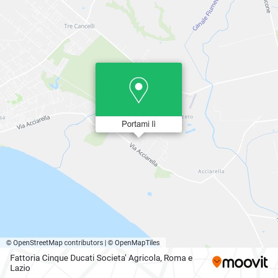 Mappa Fattoria Cinque Ducati Societa' Agricola