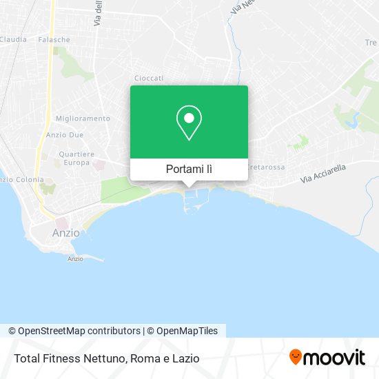 Mappa Total Fitness Nettuno