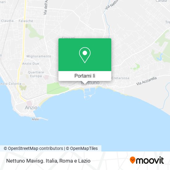 Mappa Nettuno Mavisg. Italia