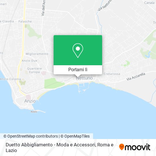 Mappa Duetto Abbigliamento - Moda e Accessori