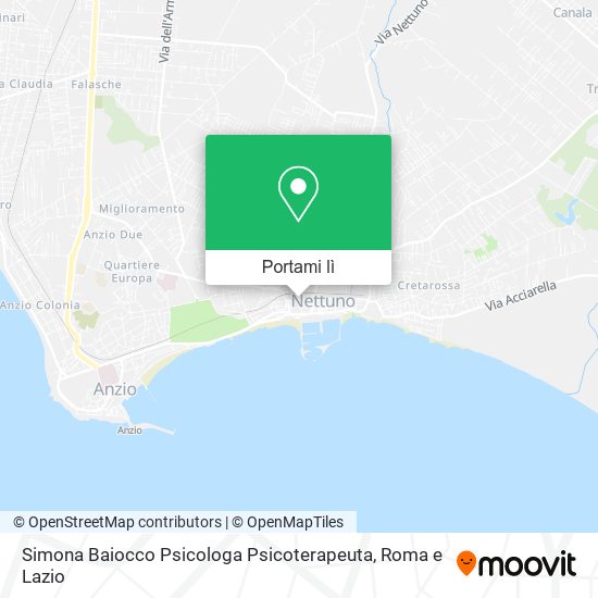 Mappa Simona Baiocco Psicologa Psicoterapeuta