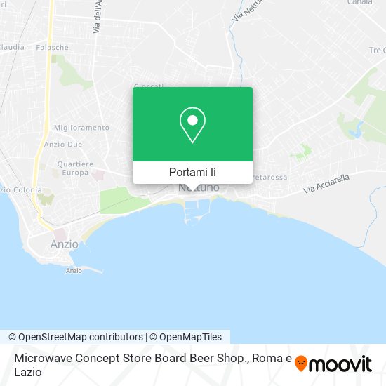 Mappa Microwave Concept Store Board Beer Shop.