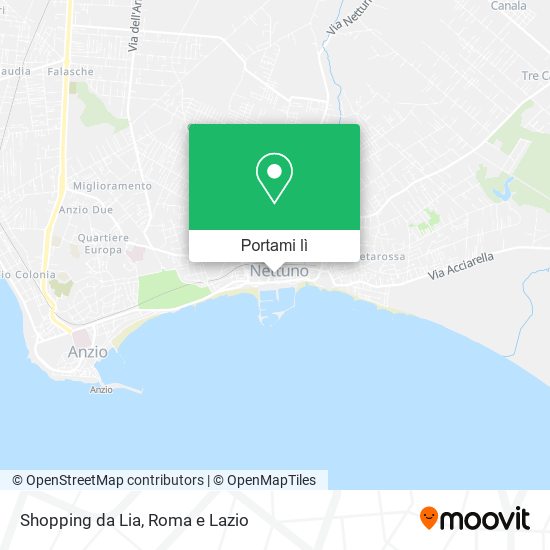 Mappa Shopping da Lia