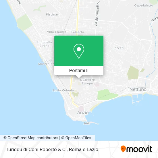 Mappa Turiddu di Coni Roberto & C.