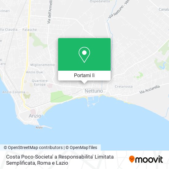 Mappa Costa Poco-Societa' a Responsabilita' Limitata Semplificata