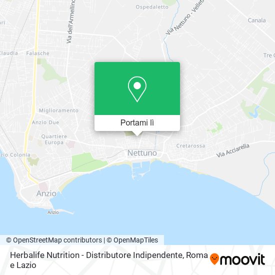 Mappa Herbalife Nutrition - Distributore Indipendente