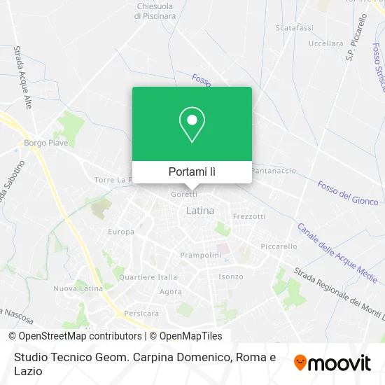 Mappa Studio Tecnico Geom. Carpina Domenico