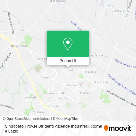 Mappa Sindacato Prov.le Dirigenti Aziende Industriali