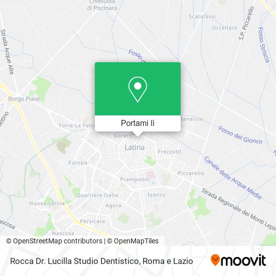 Mappa Rocca Dr. Lucilla Studio Dentistico
