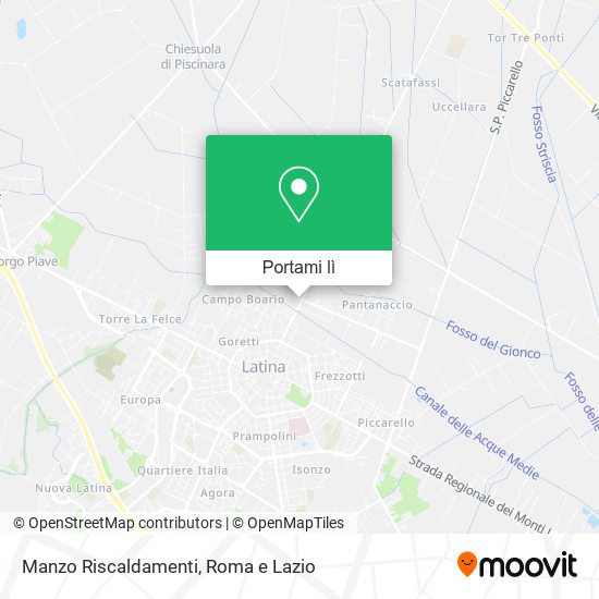 Mappa Manzo Riscaldamenti