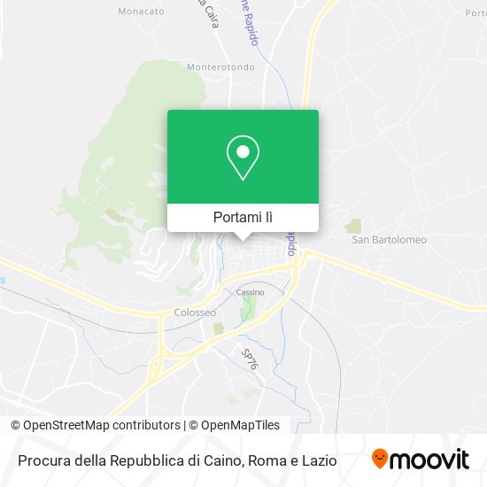 Mappa Procura della Repubblica di Caino