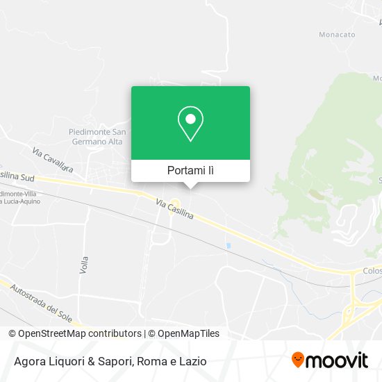 Mappa Agora Liquori & Sapori