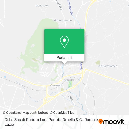Mappa Di.La Sas di Pariota Lara Pariota Ornella & C.