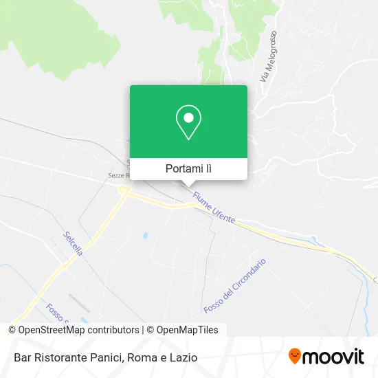 Mappa Bar Ristorante Panici