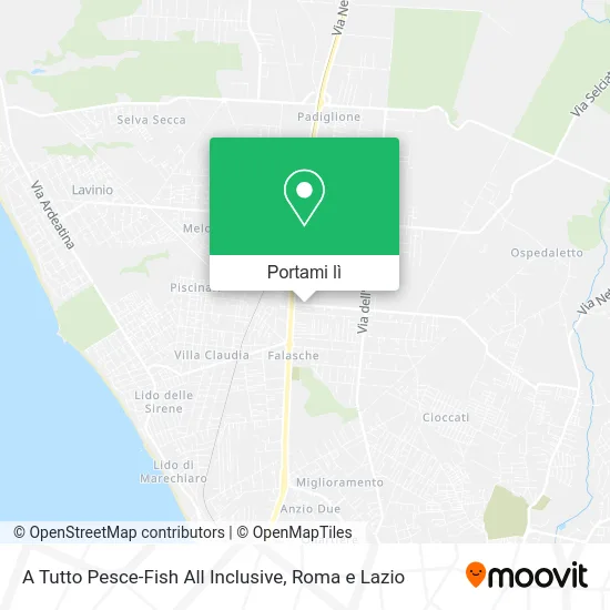 Mappa A Tutto Pesce-Fish All Inclusive