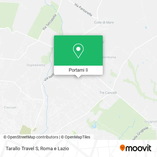 Mappa Tarallo Travel S