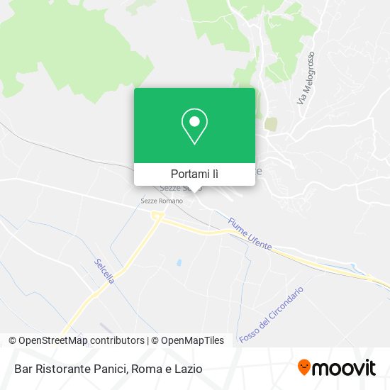 Mappa Bar Ristorante Panici